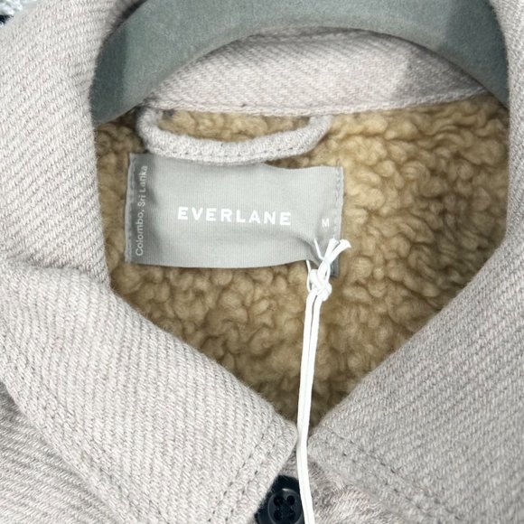 NWT Everlane The ReNew Fleece-Lined Heavyweight Overshirt - Picture 5 of 8